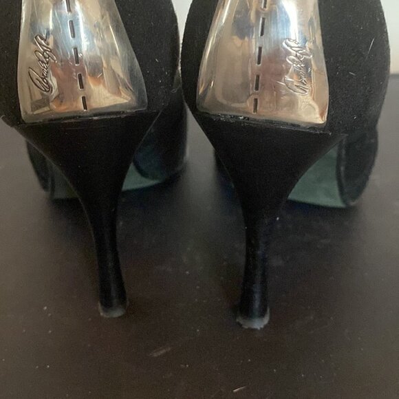 Donald J Pliner signature black suede boots size 6 - Picture 3 of 5